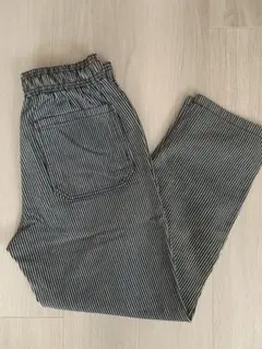 GU ストライプ ワークパンツ Mサイズ