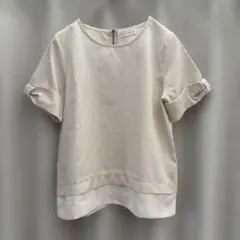 美品！ViSブラウス 半袖 アイボリー Fのサムネイル