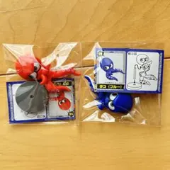 ニンテンドー スプラトゥーン チョコエッグ タコ ブルー レッド セット