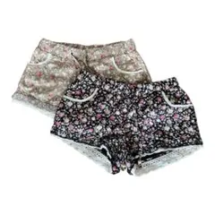 小花柄　ショートパンツ