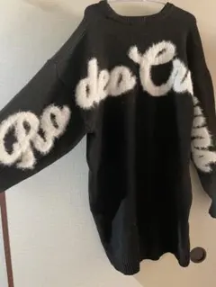 RODEO CROWNS ブラックニット 長袖 オーバーサイズ