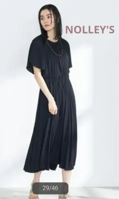 【NOLLEY'S】ECO割繊前後2WAYギャザーワンピース