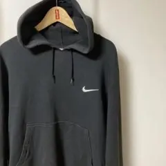 90's VINTAGE 銀タグ　NIKE BLK パーカー　XL