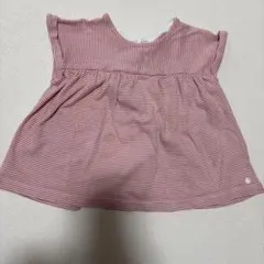 プチバトー　トップス　オレンジ　95cm 36m