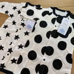 ロンパース 星柄 水玉柄 50-70cm