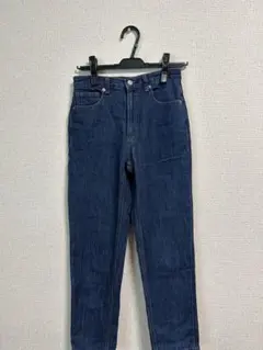 GU ジーユー　テーパードアンクルジーンズ　221-321028 デニム　S