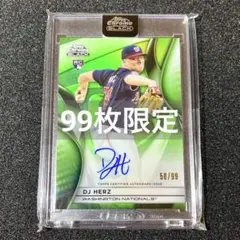 99枚限定 DJハーツ 直筆サイン 2025 topps chrme black
