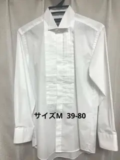 ウイングカラードレスシャツ サイズM 39-80【長袖】【タキシード】