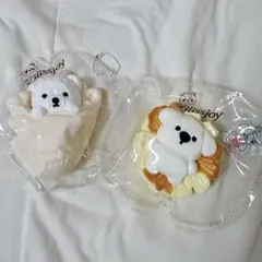 Blissjoy くま 犬 スイーツ スクイーズ 2点セット まとめ売り
