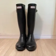 HUNTER ブラック 長靴 未使用 2025年最新】Yahoo!オークション -hunterハンターレインブーツの