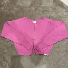 LILY BROWN 金鉛ハーフミラノカーディガン　未使用