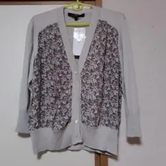 MaxMara WEEKEND LINE 花柄切替カーディガン L　新品未使用♡のサムネイル