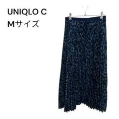 UNIQLO：C ユニクロ プリーツスカート ブルー　Mサイズ