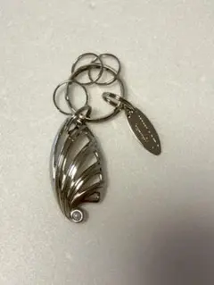 MIKIMOTO チャーム キーリング キーホルダー シルバー 真珠