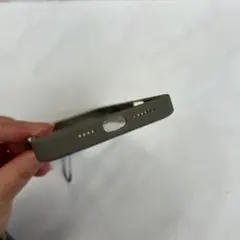 【MagSafe対応】iPhoneケースレンズ保護付き スタンド機能 グレー