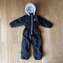 CONVERSE 子ども用 スキーウェア　ブラック　オールインワンのサムネイル
