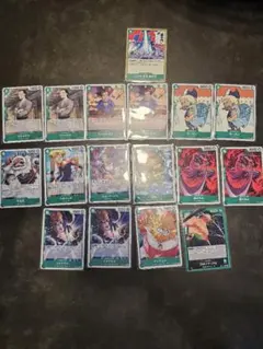 ワンピース カードゲーム デッキセット 全17枚