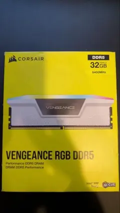 中古CORSAIR VENGEANCE RGB DDR5 32GB6000MHz - メルカリ