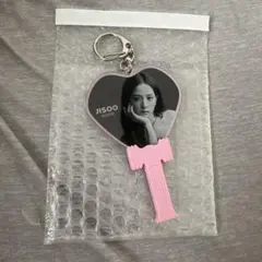 blackpinkJISOO ミニチュアうちわキーホルダー