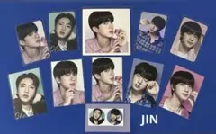 BTS JIN 両面ホログラムフォトカード・両面ましかくフォト・ステッカー