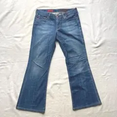 AG フレア　ブーツカット　デニムパンツ　インディゴ　W29 USA製　美品のサムネイル