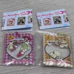 サンリオキャラクターズ　シャカシャカフレークシール風チャーム　マイメロ プリン