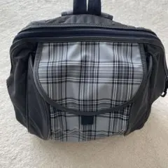 JAKUETS チェック柄ナイロンバッグ　通園バック　ジャクエツ　リュック