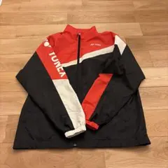 YONEX ジップアップジャケット 赤黒