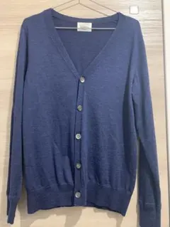 factelier ネイビーカーディガン　M
