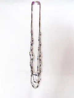 ロングネックレス【ナチュラル系】