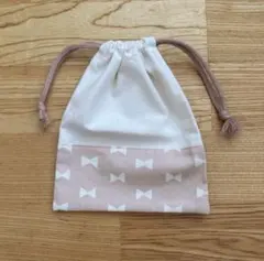 コップ袋　巾着袋　ハンドメイド