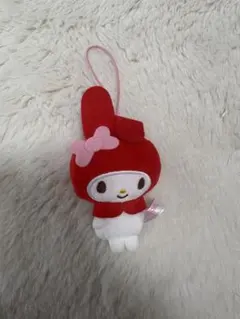 マイメロディ マスコットぬいぐるみ 赤