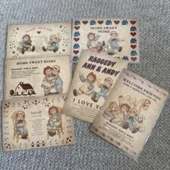 Raggedy Ann & Andy ポストカード 6枚セットのサムネイル