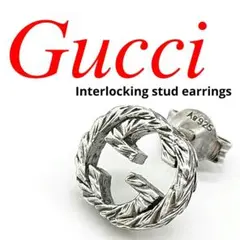 美品✨GUCCI グッチ ピアス Gロゴ フープ SV925 片耳 デカロゴ - メルカリ