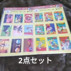 トムとジェリー　クリアステッカー2点