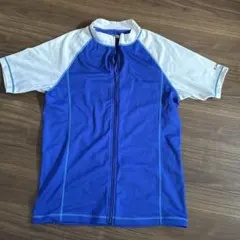 IGNIO 키즈 러시 가드 블루×화이트