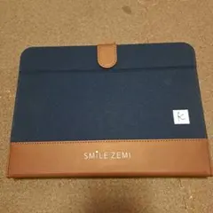 SMILE ZEMI タブレットケース ネイビー