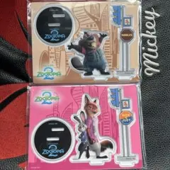 ズートピア アクリルスタンド 2個セット