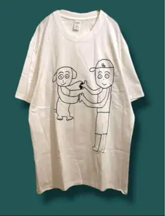 【期間限定値下げ】大谷翔平　デコピン　ゆるイラスト　Tシャツ　XL