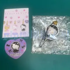 キティ マスコットストラップ ロリータ ブラック 黒 サンリオ