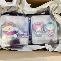 happyくじ サンリオ ポムポムプリン キキララ フィギュア ディスコ