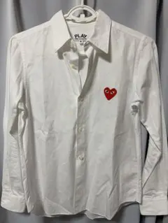 PLAY COMME des GARCONS 長袖シャツ ホワイト Mのサムネイル