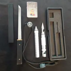 超お得！ペーパーナイフ ＆サバイバル仕込ツールの2組