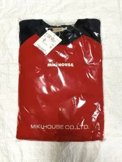 【新品】mikihouse ロゴトレーナー