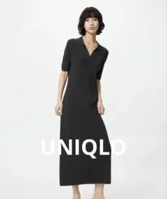 UNIQLO ウォッシャブルスキッパーポロワンピース