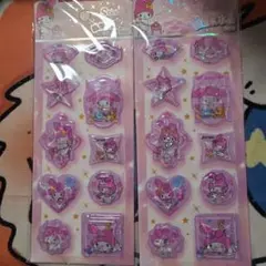 最終値下げ❁⃘*.゜マイメロ 水シール 2枚セット❁⃘*.゜