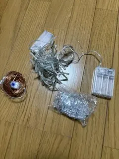 LED イルミネーションライト3種類と写真を飾れるクリップ