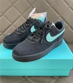 極美品 ティファニー エアフォース 1 ロー ブラックブルー