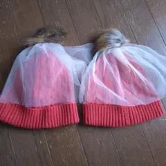 タグ付き　Seraph　ニット　帽子　2枚セット　双子