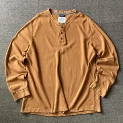 ウォンビン着用モデル SATUR ワッフルヘンリーネックTシャツ XXLサイズ